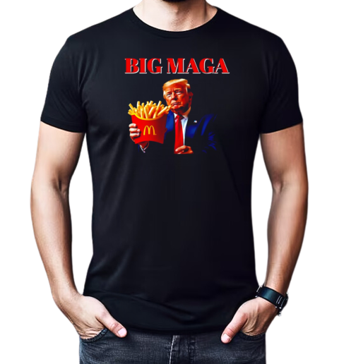 Donald Trump Mcdonald's Big Maga fries T-Shirt