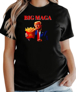 Donald Trump Mcdonald's Big Maga fries T-Shirt Classic Women's T-shirt