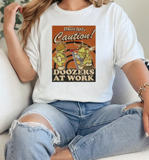 Doozers At Work Fraggle Rock Caution retro T-Shirt Classic Women's T-shirt