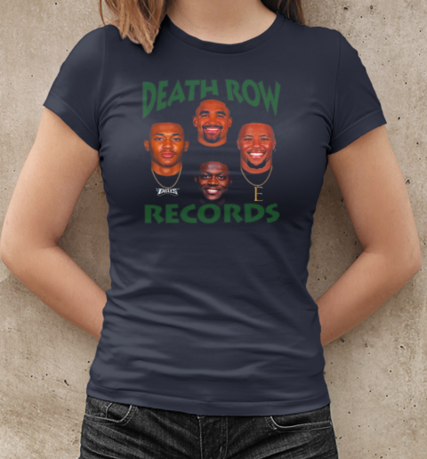 Eagles Death Row Records AJ Brown Jalen Hurts Devonta Smith Saquon Barkley T-Shirt Classic Women's T-shirt