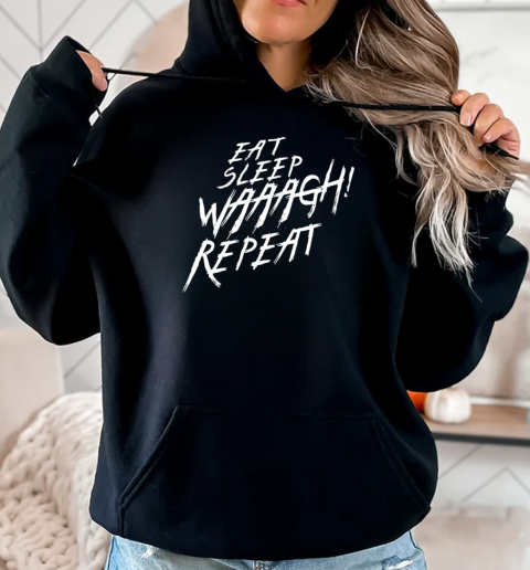 Eat sleep waaach repeat T-Shirt Unisex Hoodie