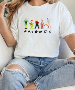 Elf Grinch And Friends Christmas T-Shirt Classic Women's T-shirt