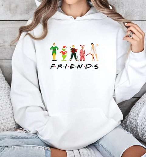 Elf Grinch And Friends Christmas T-Shirt Unisex Hoodie