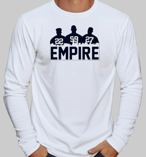 Empire Judge Soto Stanton New York MLBPA Baseball T-Shirt Long Sleeved T-shirt 