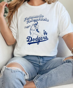 Fernando Valenzuela Los Angeles Dodgers Pitch T-Shirt Classic Women's T-shirt