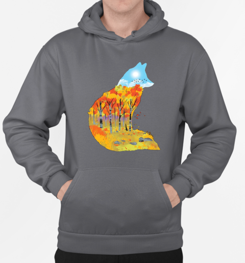 Fox and autumn I am the forest II T-Shirt Unisex Hoodie