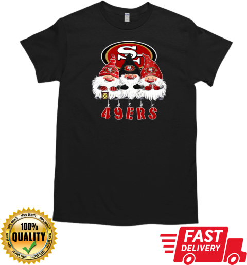 Gnomies San Francisco 49ers Christmas T-Shirt