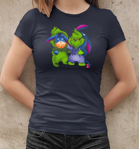 Grinch And Eeyore Winnie The Pooh T-Shirt Classic Women's T-shirt