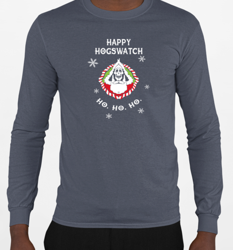 Ho Ho Ho Happy Hogswatch T-Shirt Long Sleeved T-shirt 