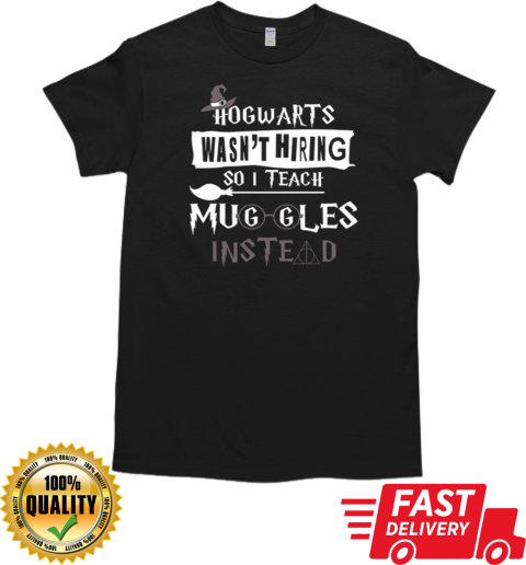 Hogwarts Wasn't Hiring So I Teach Muggles Instead T-Shirt