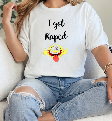 I got raped smile T-Shirt Classic Women's T-shirt