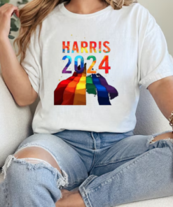 Kamala Harris 2024 Pride Colorful T-Shirt Classic Women's T-shirt