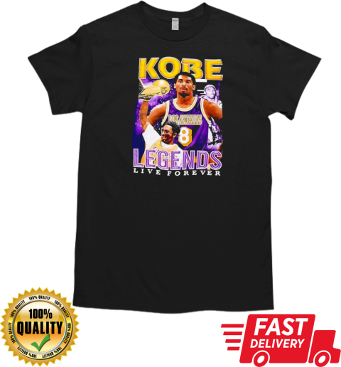 Kobe Legends live forever vintage T-Shirt