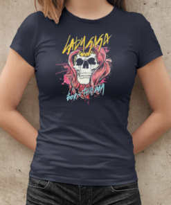 Lady Gaga born this way skull T-Shirt Classic Women's T-shirt