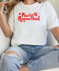 Lips Poorly Researched T-Shirt Classic Women's T-shirt