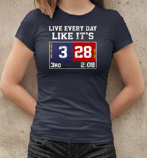 Live Every Day Like It's 28 3 T-Shirt Classic Women's T-shirt