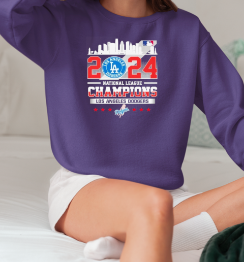 Los Angeles Dodgers 2024 National League Champions NLCS T-Shirt Unisex Sweatshirt