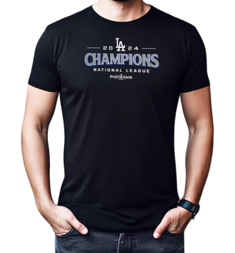 Los Angeles Dodgers 2024 National League Champions Roster Postseason 2024 T-Shirt