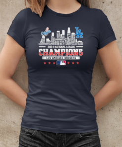 Los Angeles Dodgers 2024 National League Champions Skyline T-Shirt Classic Women's T-shirt