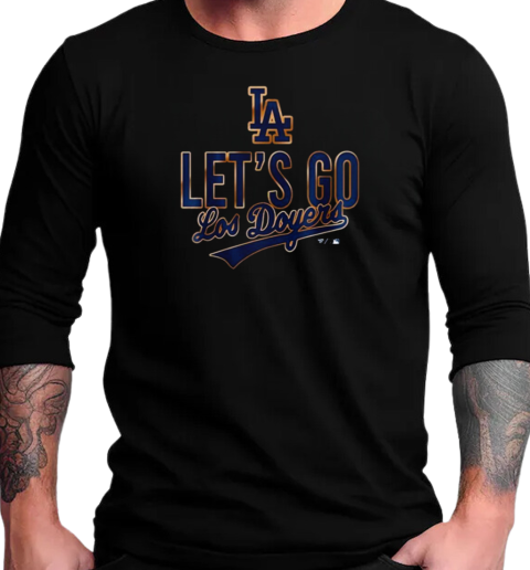 Los Angeles Dodgers 2024 National League Champions – LA Dodgers Let Go T-Shirt Long Sleeved T-shirt 