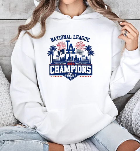 Los Angeles Dodgers 2024 National League NLCS Champions LA 2024 T-Shirt Unisex Hoodie