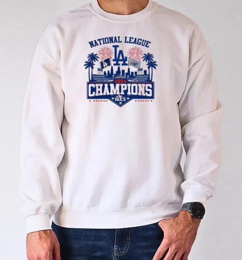 Los Angeles Dodgers 2024 National League NLCS Champions LA 2024 T-Shirt Unisex Sweatshirt