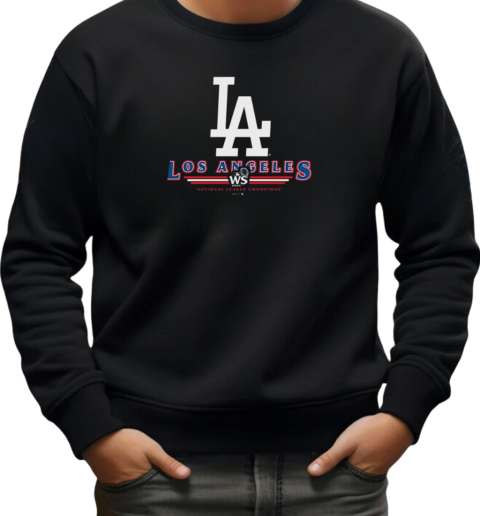 Los Angeles Dodgers Logo WS 2024 National League Champions T-Shirt Unisex Sweatshirt