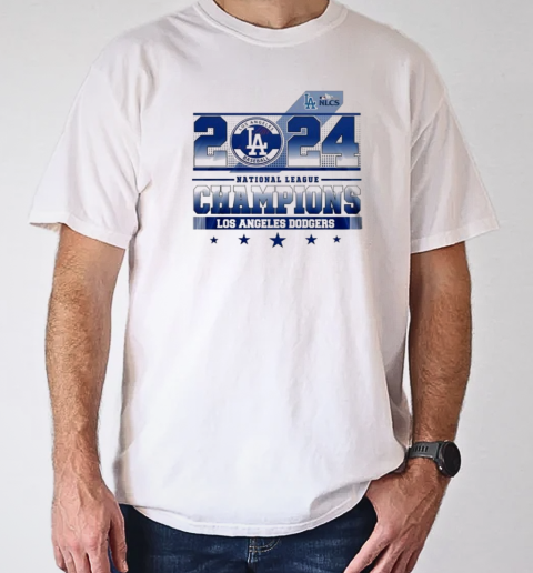 Los Angeles Dodgers National League Champions Victory 2024 T-Shirt