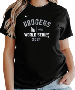 Los Angeles Dodgers Nike 2024 World Series Arched Lockup T-Shirt Classic Women's T-shirt