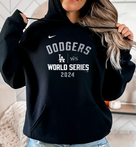 Los Angeles Dodgers Nike 2024 World Series Arched Lockup T-Shirt Unisex Hoodie