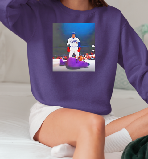 Los Angeles Dodgers Shohei Ohtani down goes Grimace T-Shirt Unisex Sweatshirt