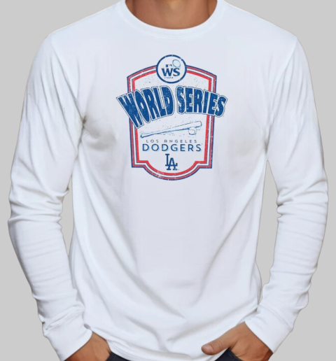 Los Angeles Dodgers WS 2024 Champions T-Shirt Long Sleeved T-shirt 