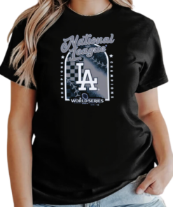 Los Angeles Dodgers WS 2024 National League Champions Tri Blend T-Shirt Classic Women's T-shirt