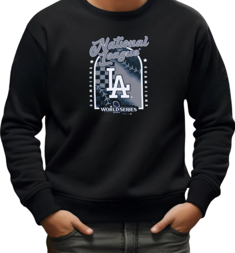 Los Angeles Dodgers WS 2024 National League Champions Tri Blend T-Shirt Unisex Sweatshirt