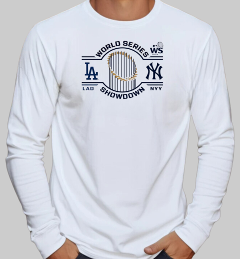 Los Angeles Dodgers vs New York Yankees 2024 World Series changeup matchup T-Shirt Long Sleeved T-shirt 