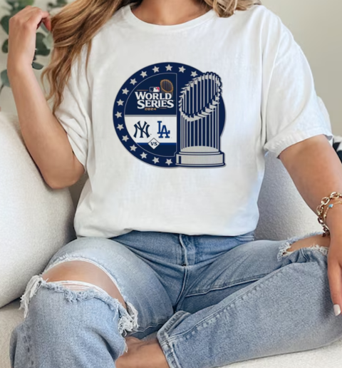 Los Angeles Dodgers vs. New York Yankees 2024 World Series Matchup Collector MLB T-Shirt Classic Women's T-shirt