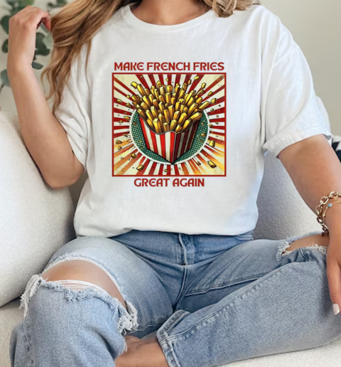 MagaDonalds make french fries great again retro T-Shirt Classic Women's T-shirt