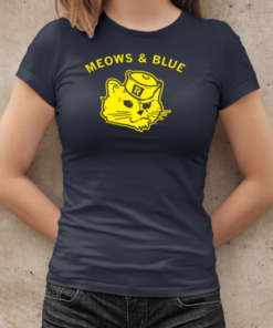 Meows and blue T-Shirt Classic Women's T-shirt