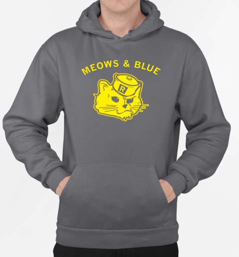 Meows and blue T-Shirt Unisex Hoodie