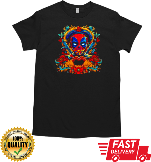 Mexican day of the Deadpool t T-Shirt