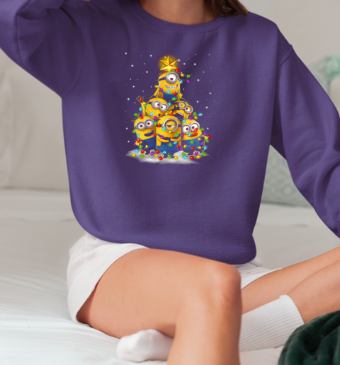 Minions Christmas Tree T-Shirt Unisex Sweatshirt