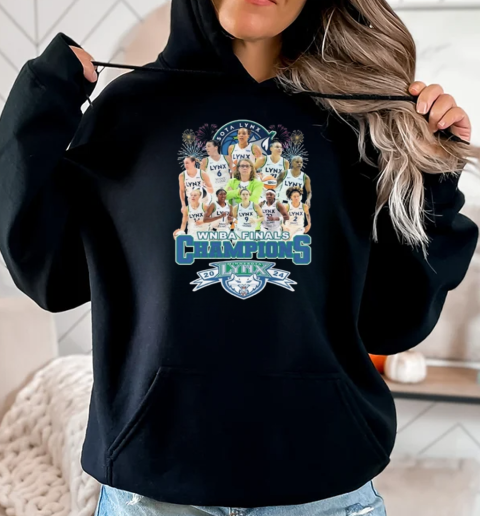 Minnesota Lynx Final Champions 2024 All Players Fireworks T-Shirt Unisex Hoodie