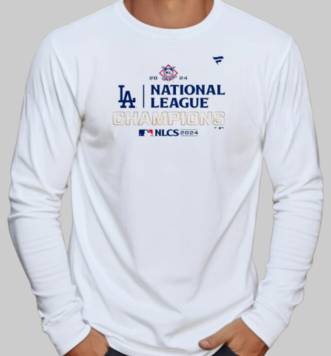 National League Champions Los Angeles Dodgers 2024 NLCS Locker Room T-Shirt Long Sleeved T-shirt 