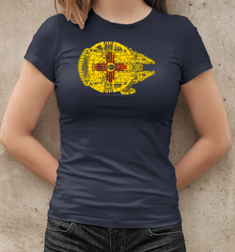 New Mexico Flag And The Millennium Falcon T-Shirt Classic Women's T-shirt