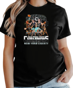 New York Liberty 2024 WNBA Finals Champions Celebrating Fireworks T-Shirt Classic Women's T-shirt