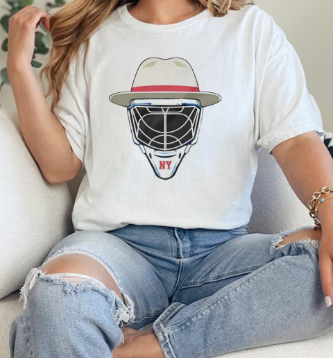 New York Rangers hockey mask hat T-Shirt Classic Women's T-shirt