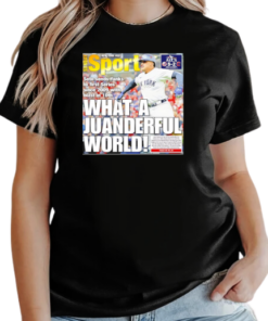 New York Yankees what a juanderful world T-Shirt Classic Women's T-shirt