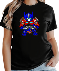 Optimus Prime Transformers Chibi Optimus retro T-Shirt Classic Women's T-shirt