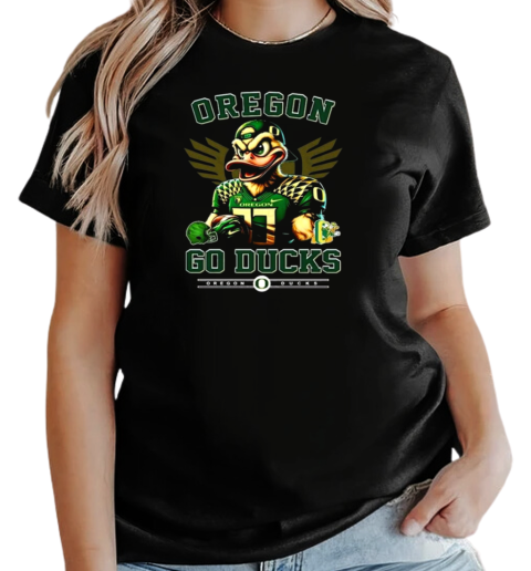 Oregon Ducks Go Ducks Mascot S T-Shirt Classic Women's T-shirt