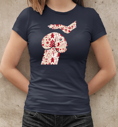 Penis Dog Christmas T-Shirt Classic Women's T-shirt